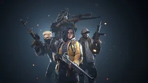 A Group Of People With Guns And Guns Wallpaper