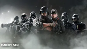 A Group Of Soldiers In A Dark Background Wallpaper