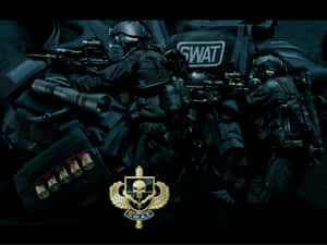 A Group Of Soldiers With Guns And Helmets Wallpaper