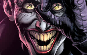 A Haunting Gaze From The Dangerous Joker Wallpaper
