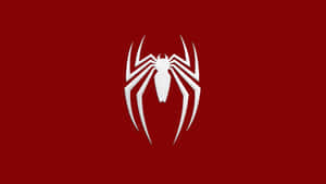 A Logo Of Marvel's Spider Man Wallpaper