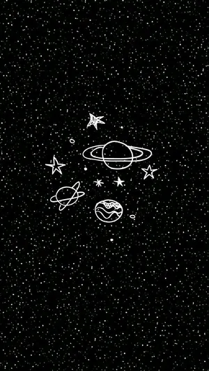 A Lone Astronaut Explores The Vastness Of Outer Space. Wallpaper