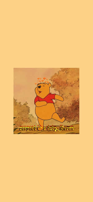 A Lovely Aesthetic Of Winnie The Pooh Wallpaper