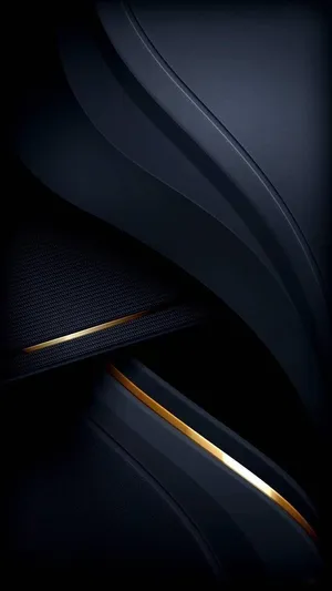 A Luxurious Combination Of Elegant Black And Gold Wallpaper