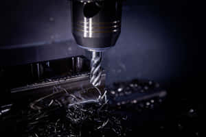 A Machine Is Being Used To Make Metal Wallpaper