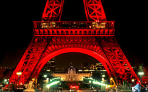 A Magical View Of Paris At Night Wallpaper