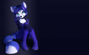 A Majestic Fox From An Anime World Wallpaper