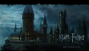A Majestic View Of Hogwarts Castle Wallpaper