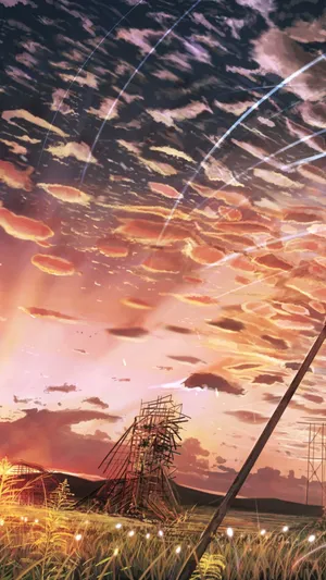 A Man Is Standing In A Field With A Flag Wallpaper