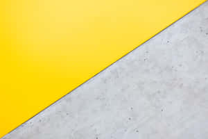 A Minimalist Gray And Yellow Wallpaper Wallpaper