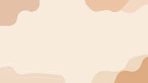 A Minimalistic Wall In Shades Of Brown Wallpaper
