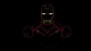 A Monochromatic Iron Man Wallpaper