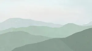 A Mountain Range With A Lot Of Trees Wallpaper
