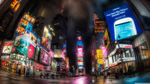 A New Perspective Of Times Square Wallpaper