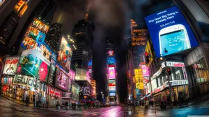 A New Perspective Of Times Square Wallpaper