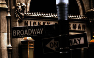 A Night At Broadway Wallpaper