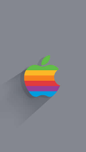 A Nostalgic Look Back At The Retro Apple Logo Wallpaper