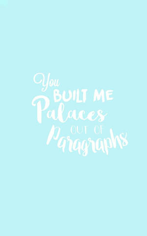 A Panoptic View Of A Summer Day At The Blue Hamilton Burn Palaces. Wallpaper