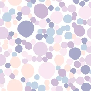 A Pattern Of Circles In Lavender And Blue Wallpaper