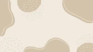 A Peaceful And Neutral Aesthetic Desktop Design Wallpaper