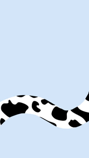 A Peaceful And Serene Aesthetic Cow. Wallpaper