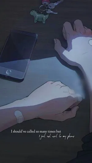 A Person Holding A Phone And A Hand Wallpaper