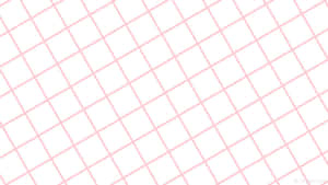 A Pink And White Grid Pattern With A Pink Background Wallpaper