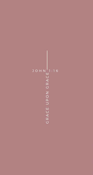 A Pink Background With The Words Christianity Wallpaper