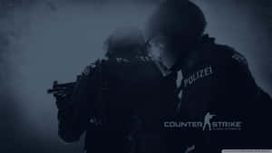 A Player During A Counterstrike Match Wallpaper