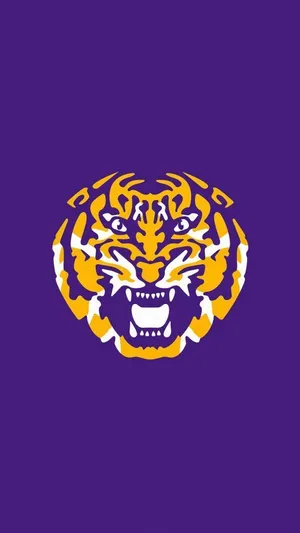 A Proud Lsu Fan Showing Off Her Iphone Wallpaper