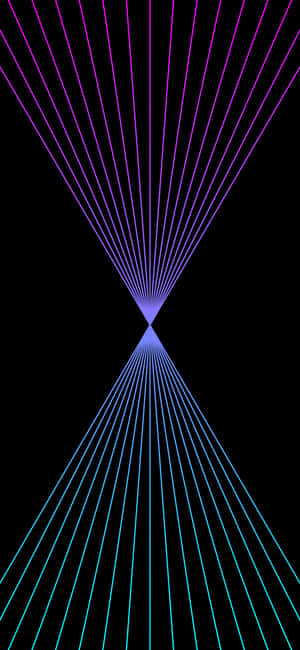 A Purple And Blue Line On A Black Background Wallpaper