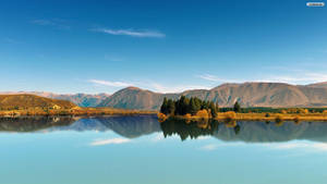 A Quiet Lake In New Zealand Wallpaper