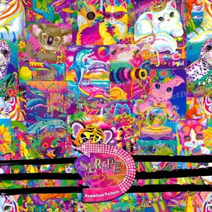 A Rainbow Of Colors Brings A Spark Of Joy To The World With This Lisa Frank Unicorn. Wallpaper