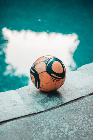 A Rare Design Soccer Ball Allowing Creative Play Wallpaper