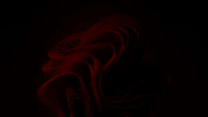 A Red Abstract Background With A Black Background Wallpaper