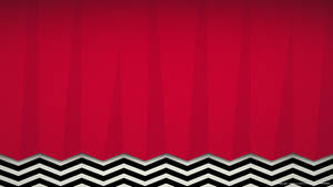 A Red And Black Chevron Pattern Wallpaper Wallpaper