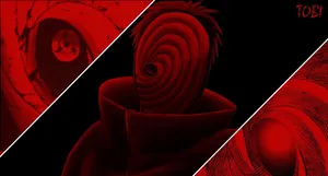 A Red And Black Image Of A Man With A Red Face Wallpaper