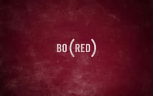 A Red Background With The Word Bo Red Wallpaper