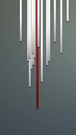 A Red Line Is Drawn On A Gray Background Wallpaper