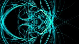 A Refreshing Black And Teal Color Scheme Wallpaper