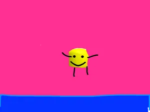 A Roblox Noob Cries Out For Help Wallpaper