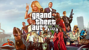 A Rockstar Game With Vivid Graphics Wallpaper