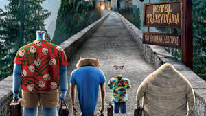 A Scenic View Of The Adventurous Journey In Hotel Transylvania Wallpaper