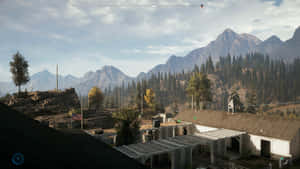 A Screenshot Of A Mountain Village In Far Cry 4 Wallpaper