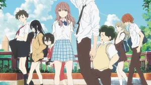 A Silent Voice All Cast Wallpaper