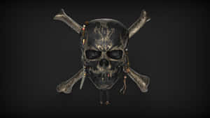 A Skull And Crossbones Symbol Wallpaper
