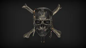 A Skull And Crossbones Symbol Wallpaper