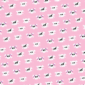 A Skull With Feminine Flair Wallpaper
