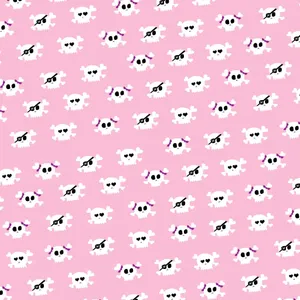 A Skull With Feminine Flair Wallpaper