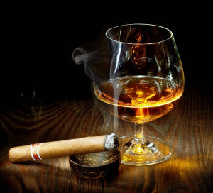 A Smooth Brandy Experience - Pairing Drink With Tobacco Wallpaper